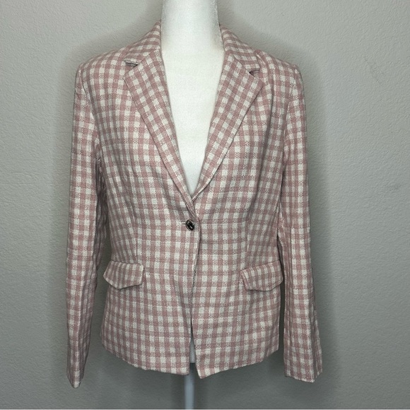 BLANKNYC Quick Thrills Jacket Pink and White Size Medium NWT - Picture 3 of 8
